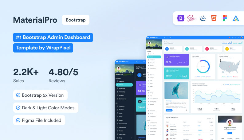 materialPro-bootstrap-admin-template